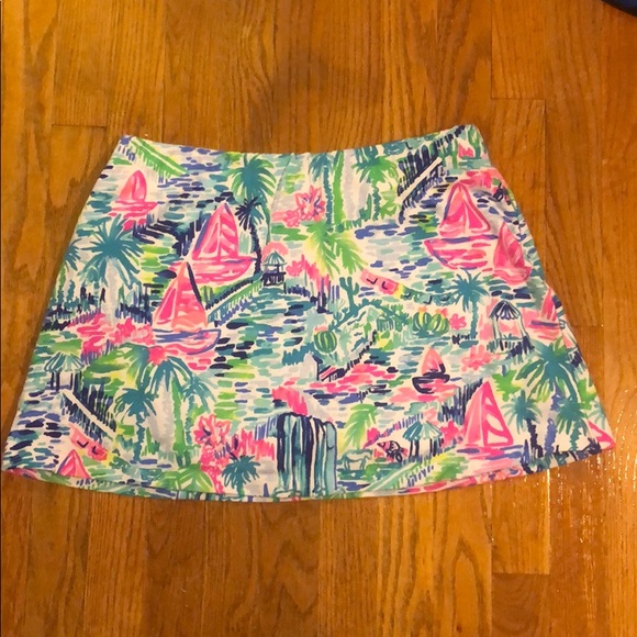 Lilly Pulitzer Dresses & Skirts - **SOLD** Lilly Pulitzer Skort Salt in the Air